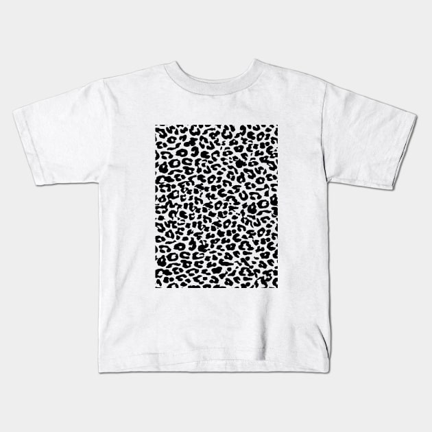 Leopard pattern Kids T-Shirt by RosaliArt